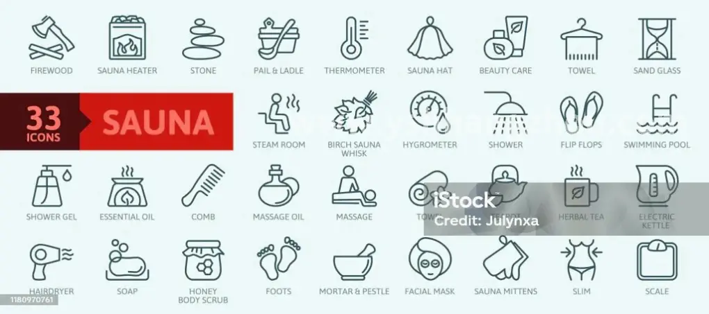 舒适的桑拿环境